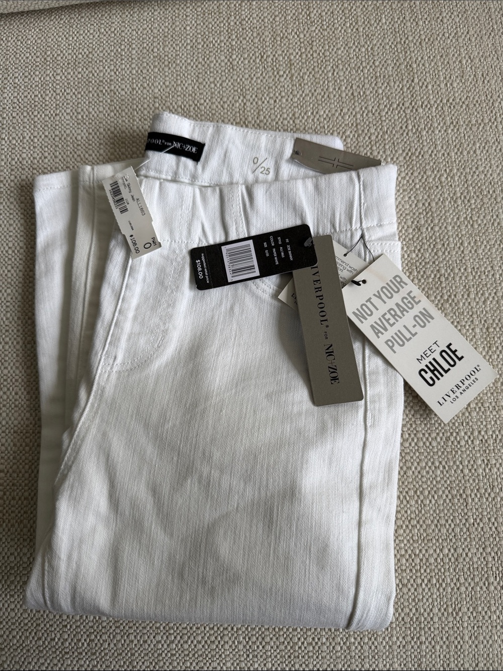 NWT: Liverpool Pull-On Jeans